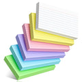 300 Count Colored Index Cards 3 x 5 Inch Ruled for Daily Use