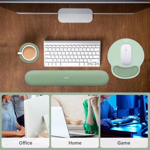 luxury MOSISO Wrist Rest Support for Mouse Pad&Keyboard Set,